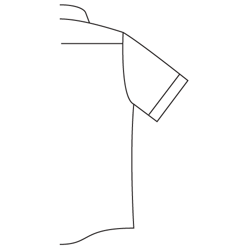 Manche Courte Avec Revers