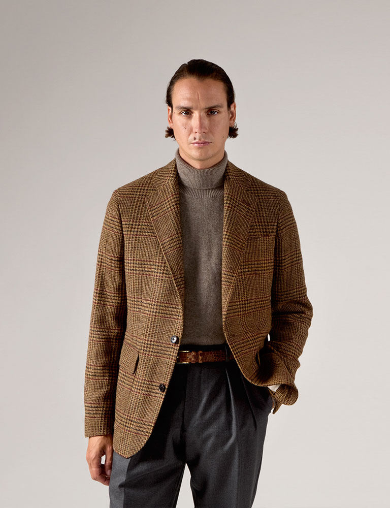 La veste en tweed Prince de Galles